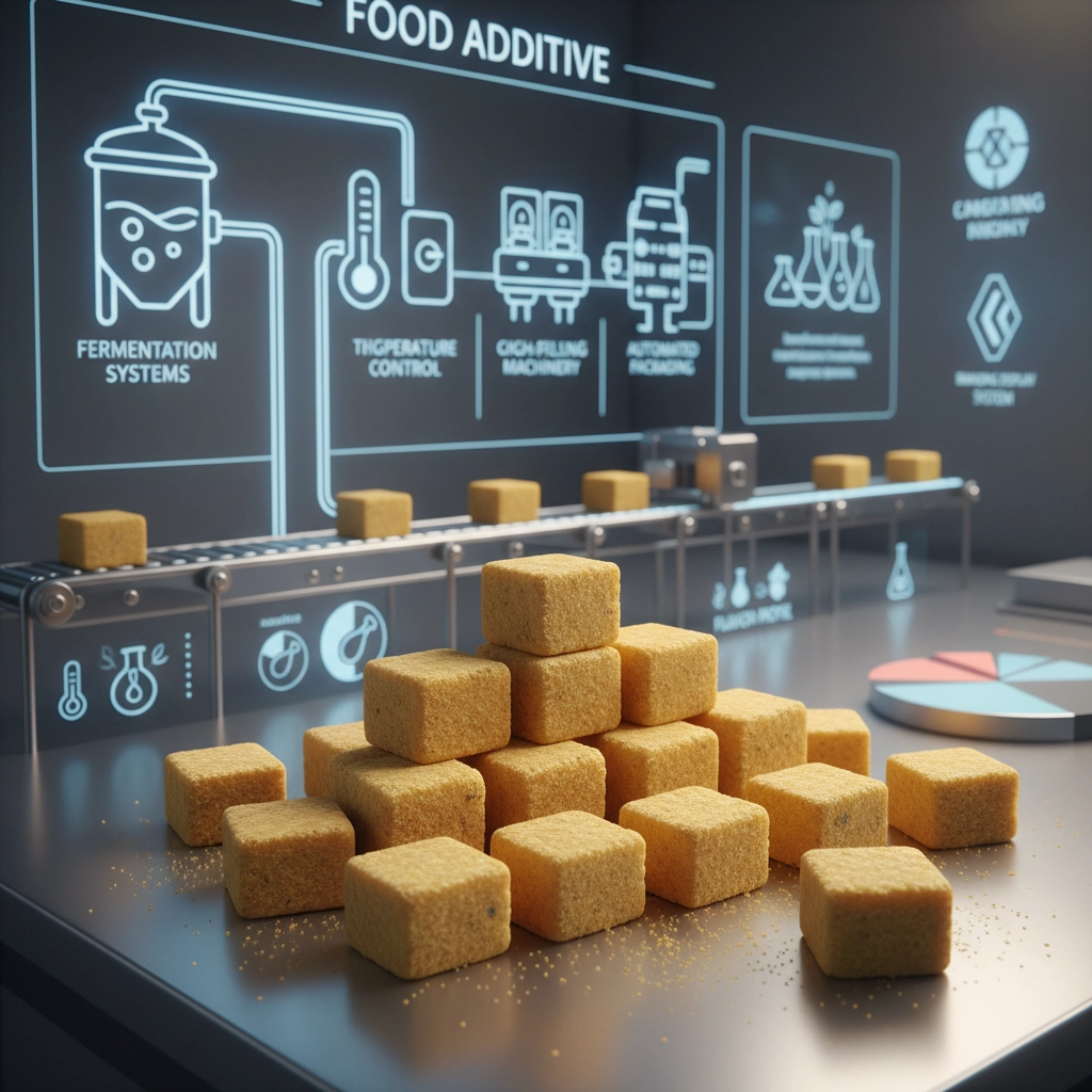 Industrial Applications of chicken flavor bouillon cubes