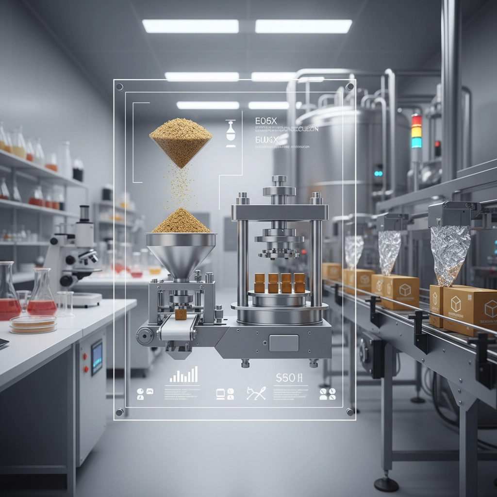 Industrial Guide on Granulated Bouillon to Cubes Transition