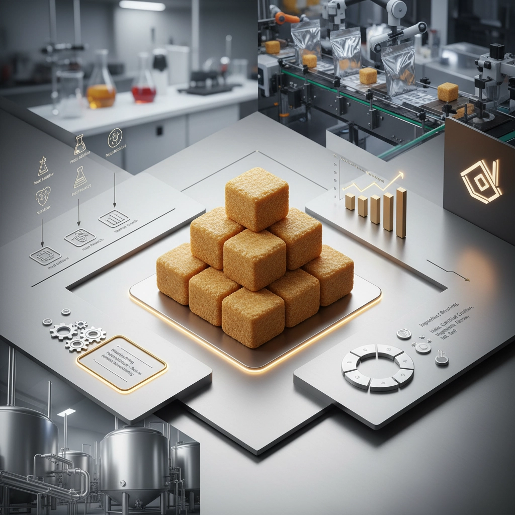 Premium Halal Chicken Bouillon Cubes for Global Food Industry
