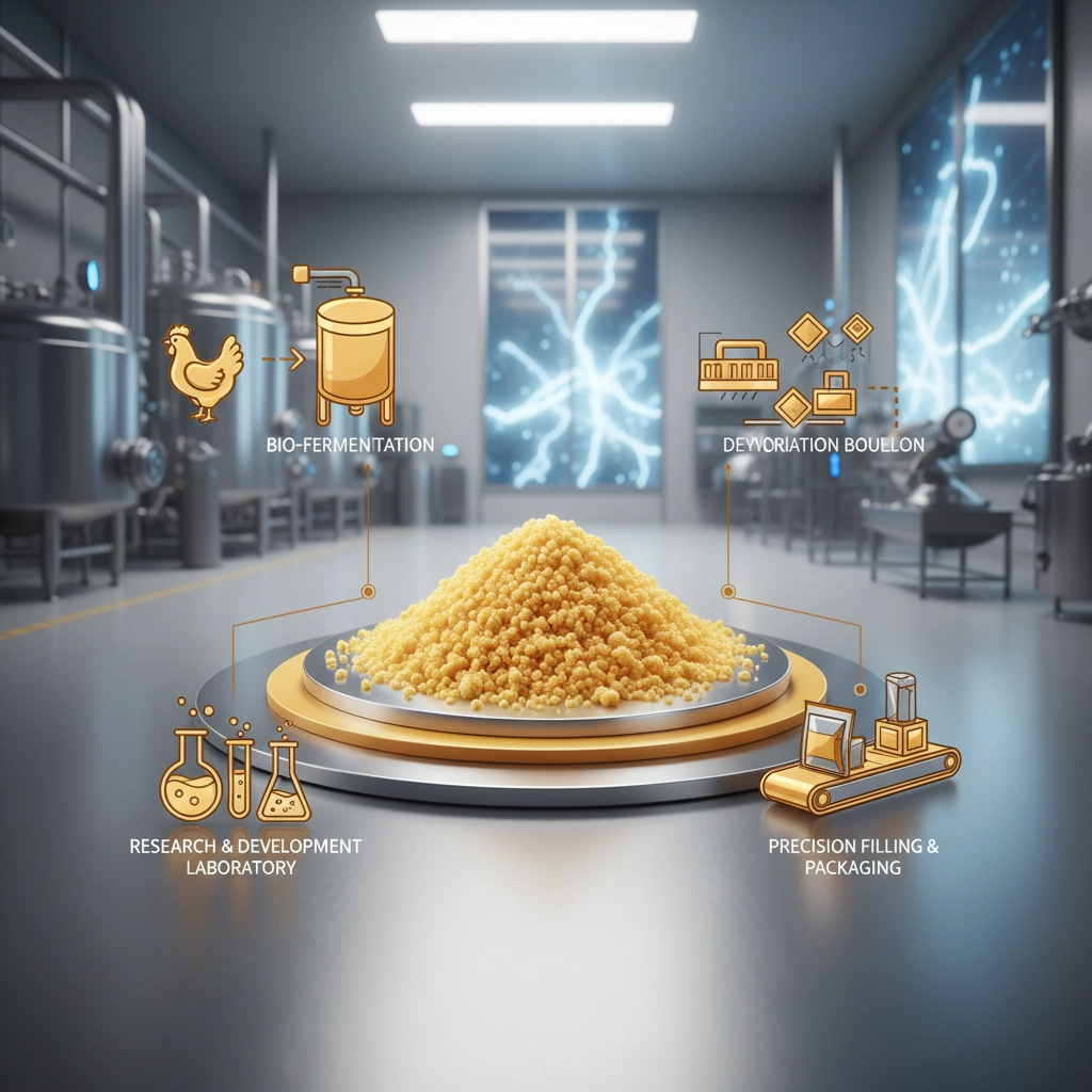 High Quality Instant Chicken Bouillon Granules for Food Industry