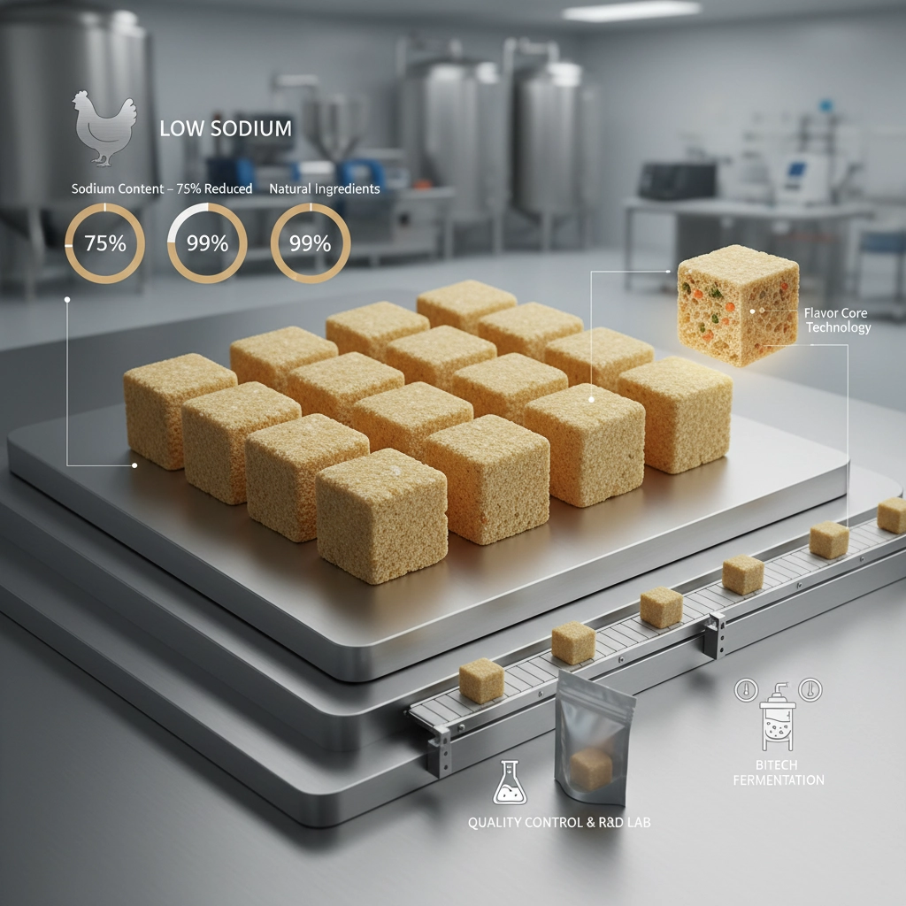 Benefits and Industrial Use of low sodium chicken broth cubes