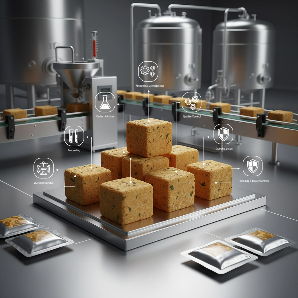 Premium Natural Chicken Bouillon Cubes for Clean Label Flavor