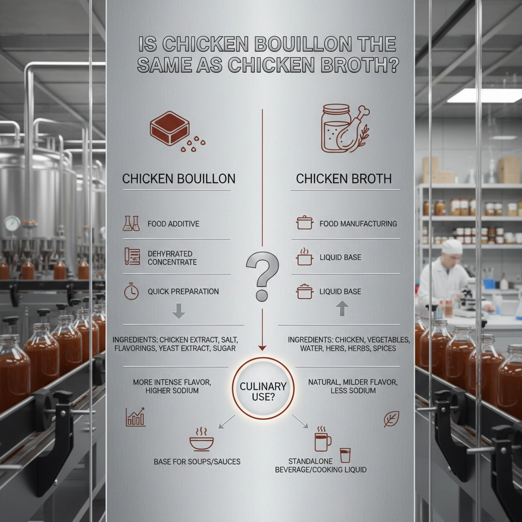 Is Chicken Bouillon the Same as Chicken Broth Explained