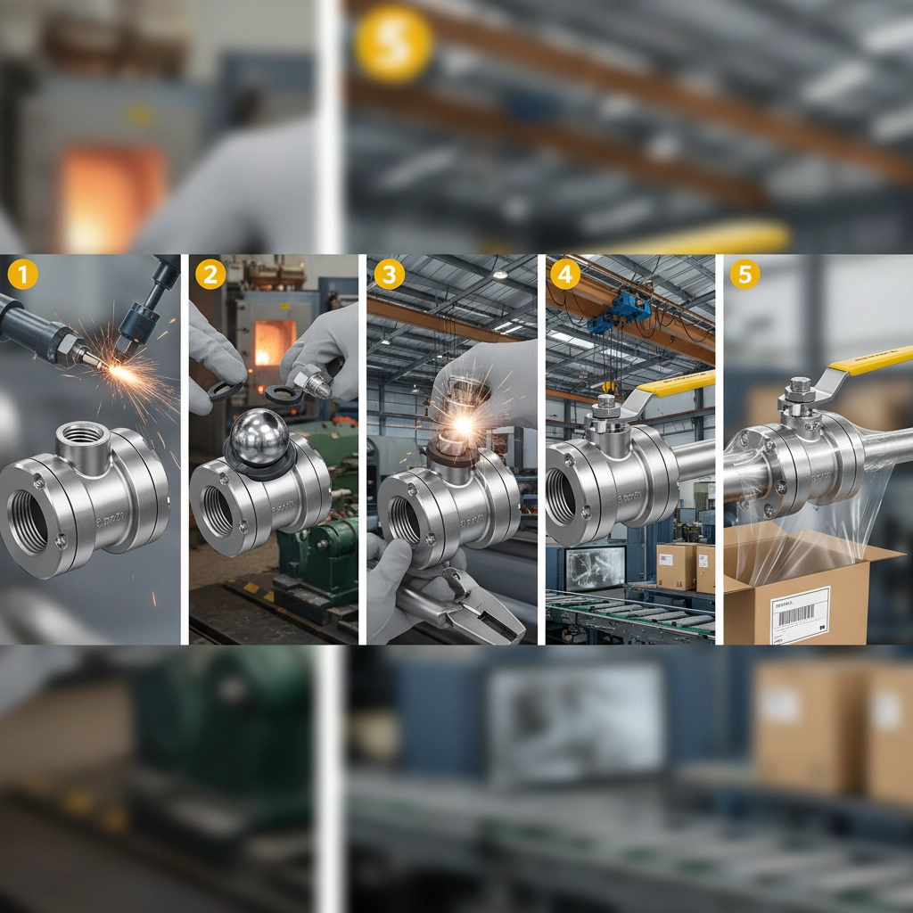 Industrial Precision Stainless Steel Mini Valve for Flow Control