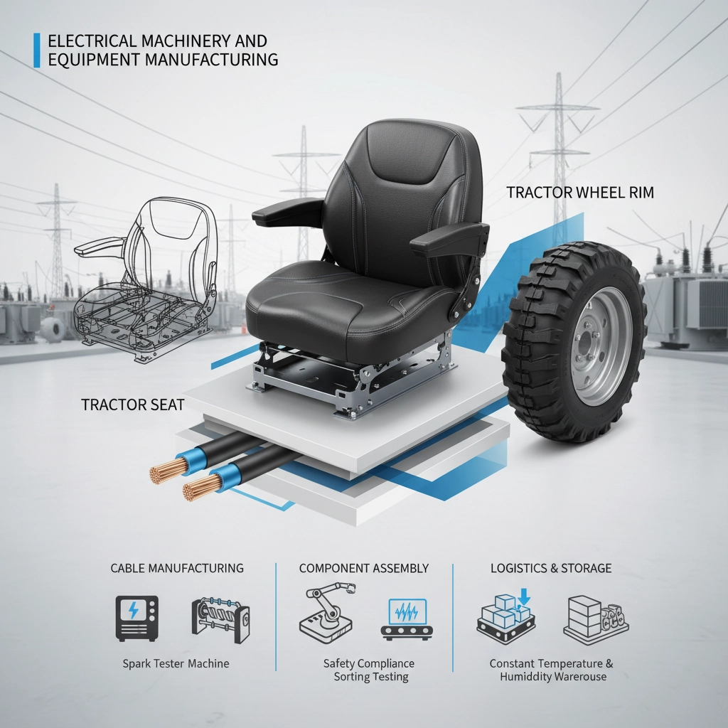 Ergonomic High Back Lawn Mower Seat for Operator Comfort