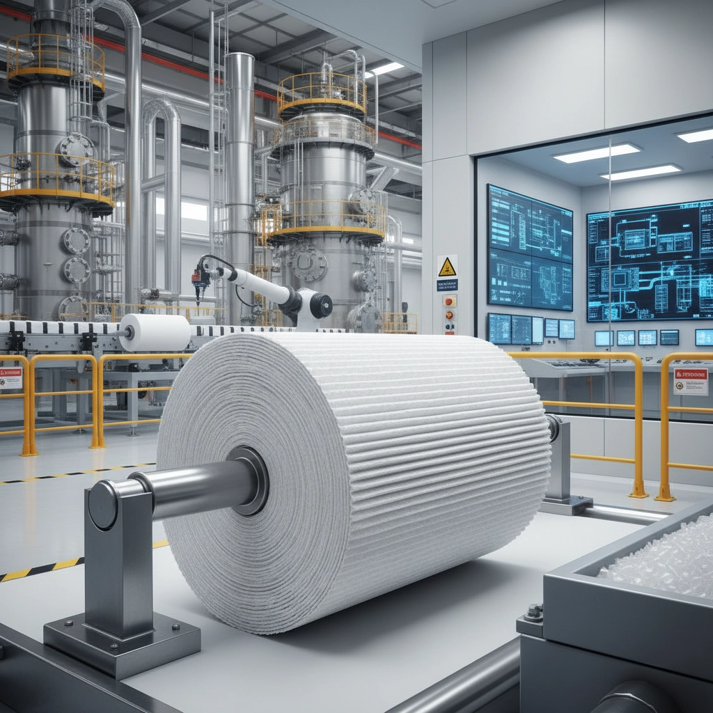 High Efficiency Industrial Air Filter Media Roll Solutions