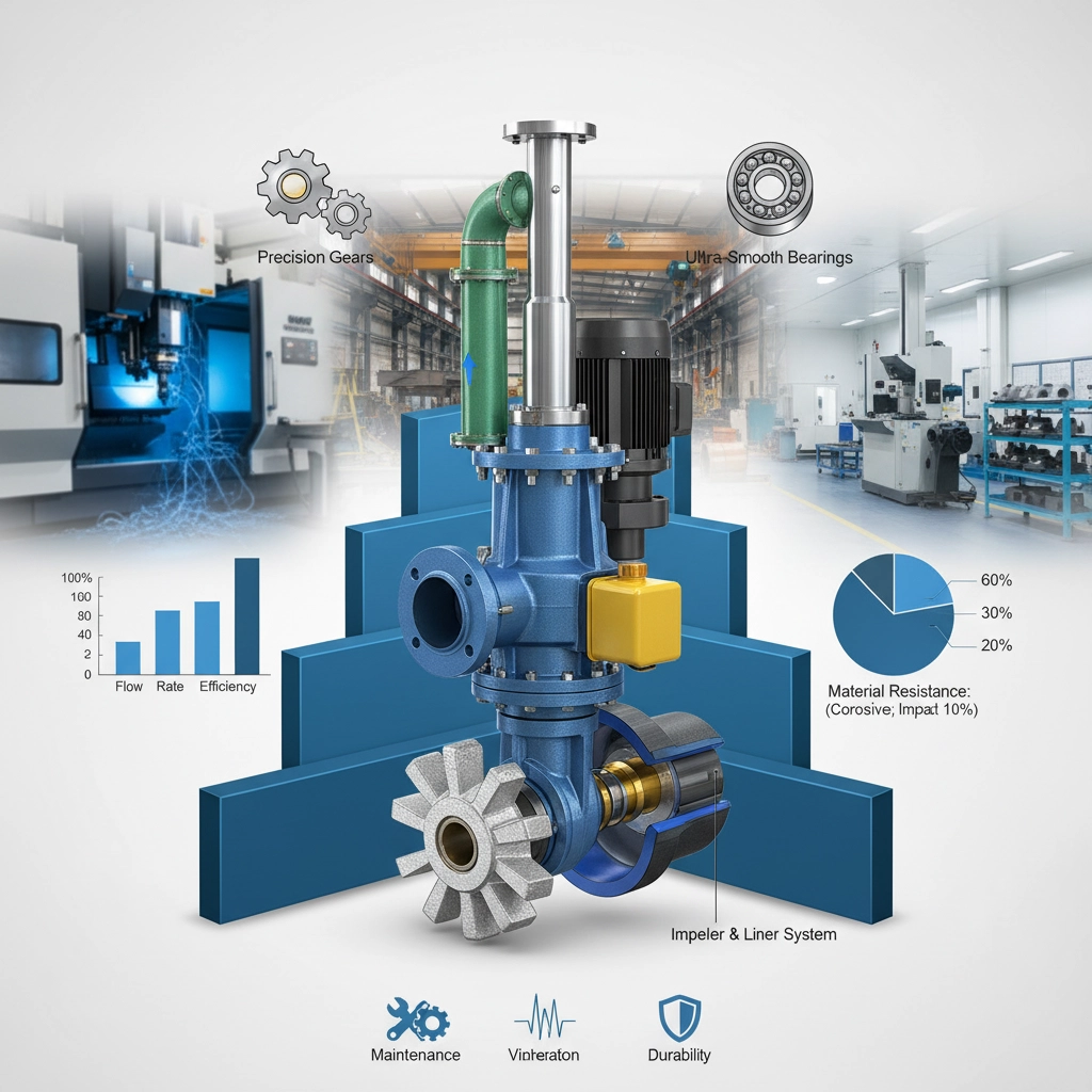 heavy duty vertical slurry pump