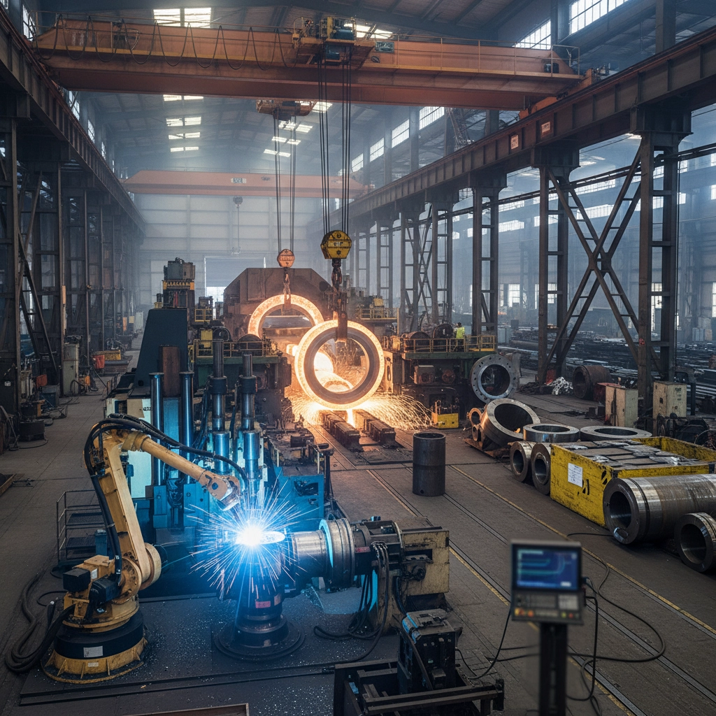 heavy-duty ring forging factory