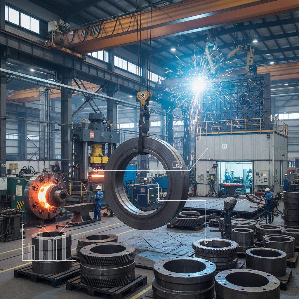 heavy-duty ring forging factory