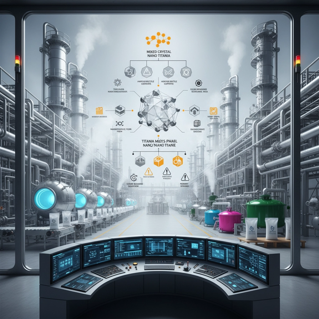 Industrial Applications and Benefits of mixed crystal nano titania