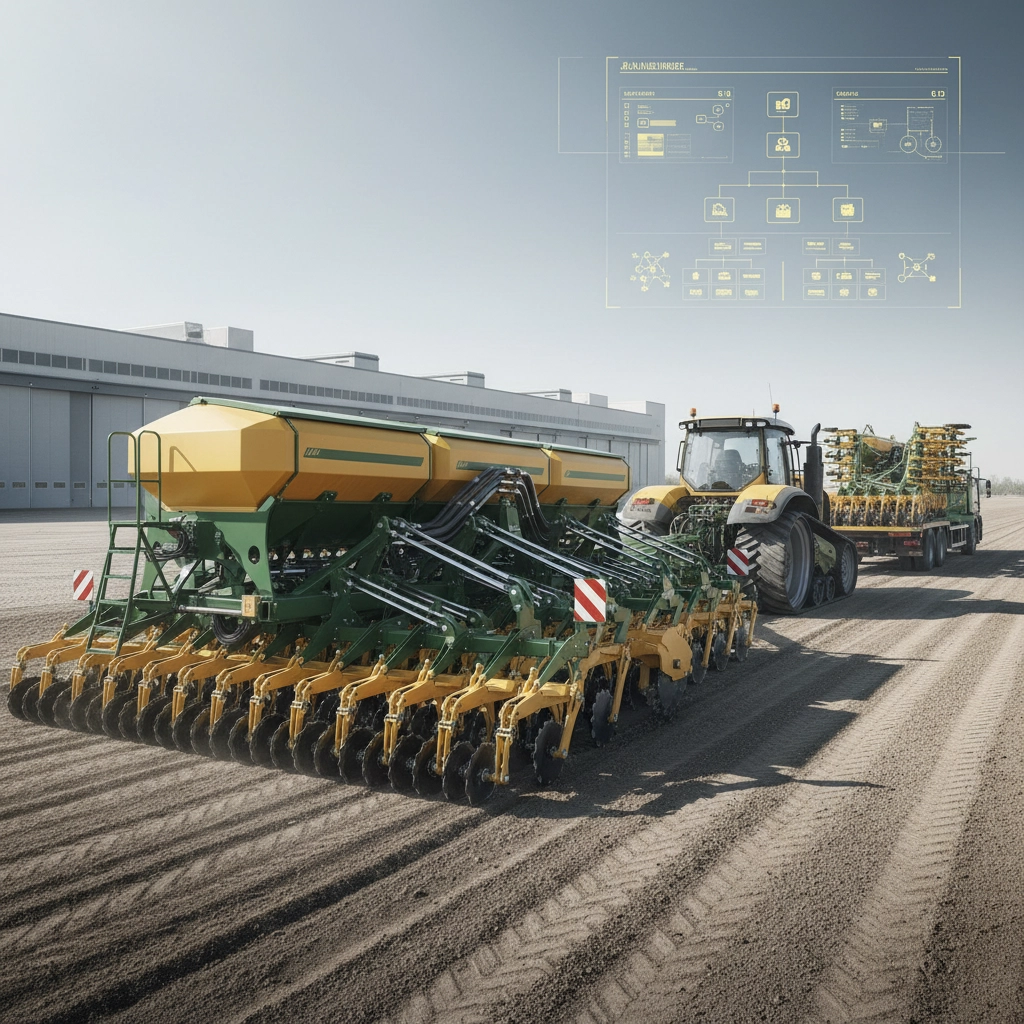 Modern Farming with Advanced Agricultural Equipment for Sustainability