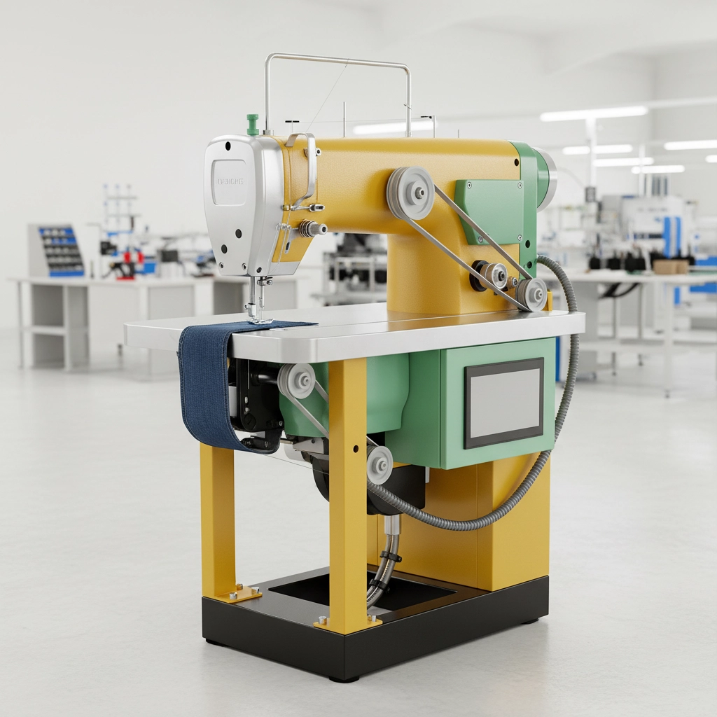 Industrial Double Needle Chain Stitch Machine for Heavy Duty Seams