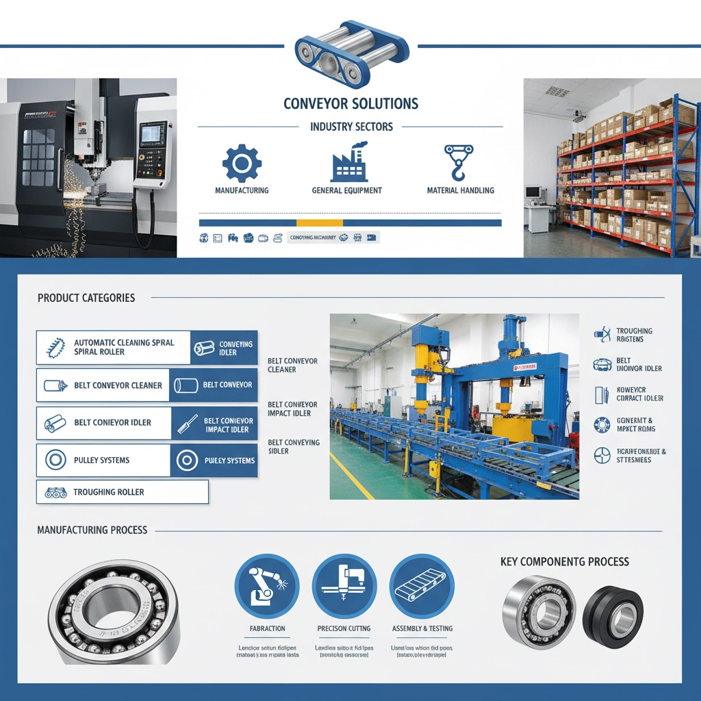 Reliable Troughing Idlers Manufacturer for Bulk Handling