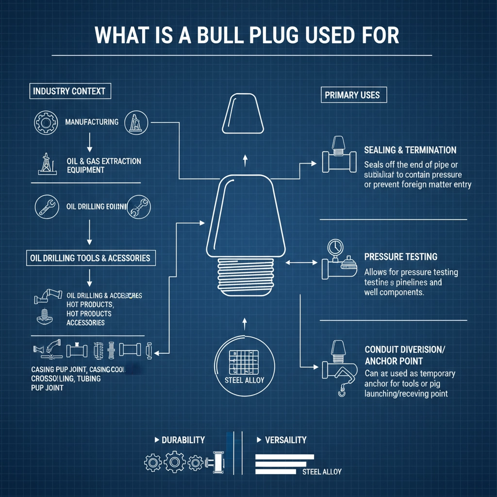 Oil and Gas Industry Guide what is a bull plug used for