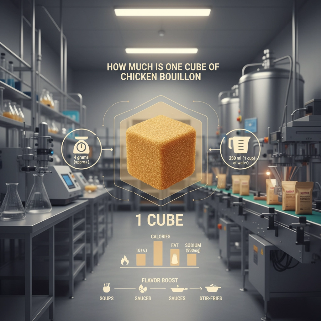 Economic Value and Potency how much is one cube of chicken bouillon
