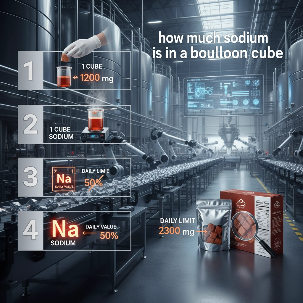Guide on How Much Sodium is in a Bouillon Cube for Health