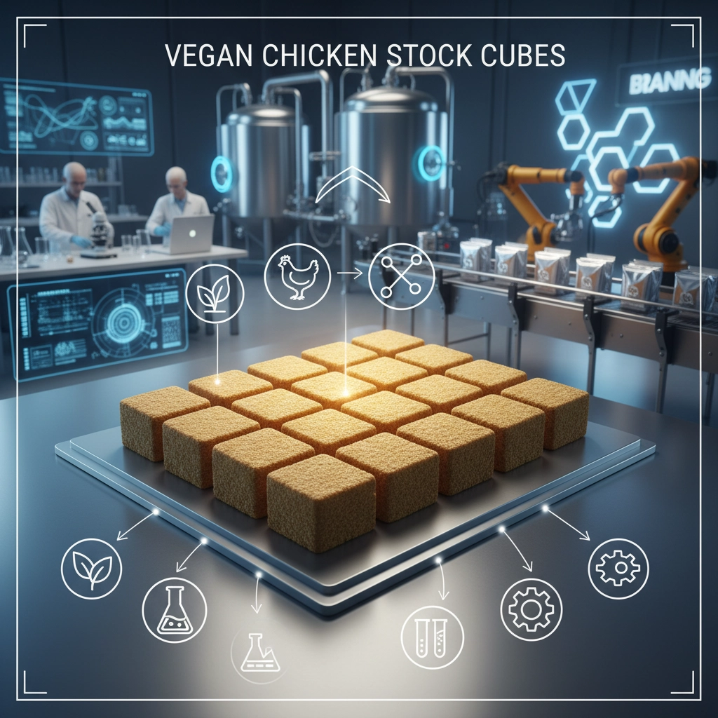High Performance Chicken Stock Cubes Vegan for Food Industry