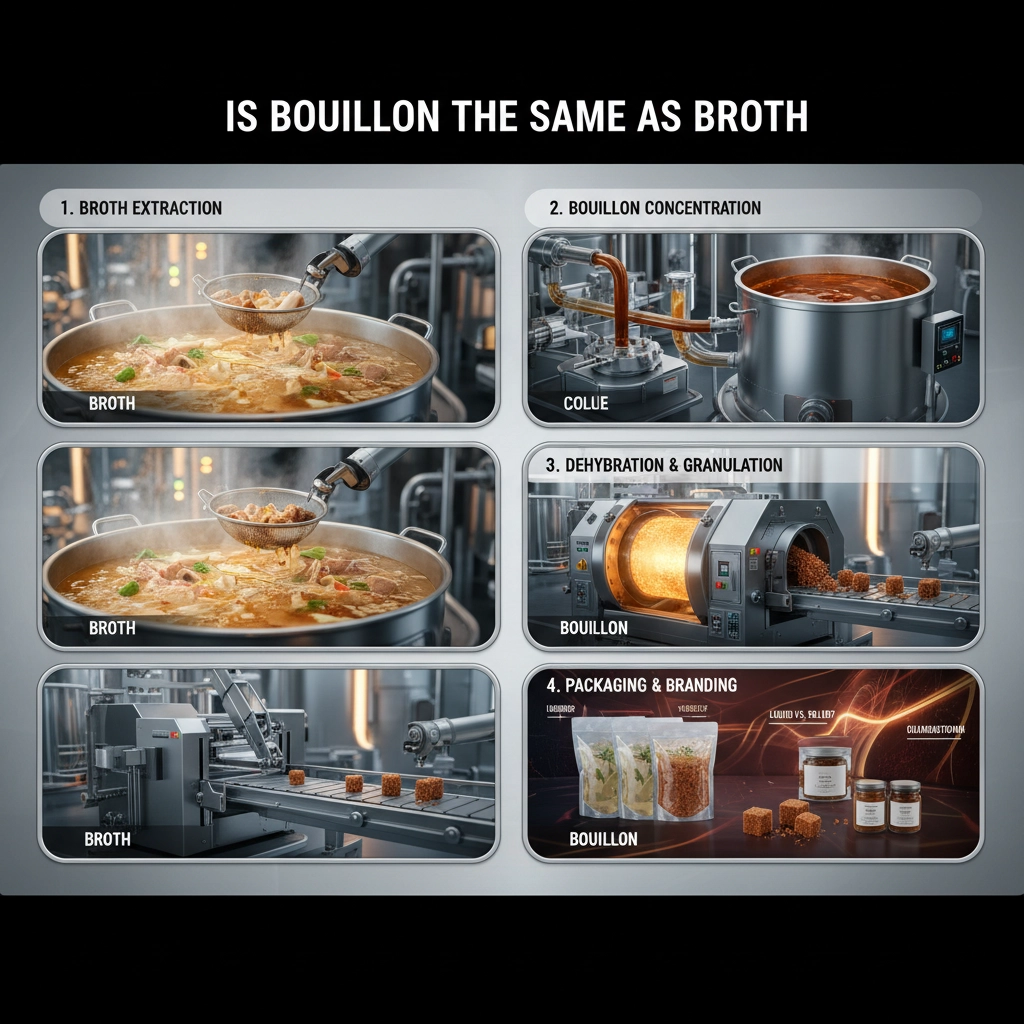 Understanding the Difference is bouillon the same as broth