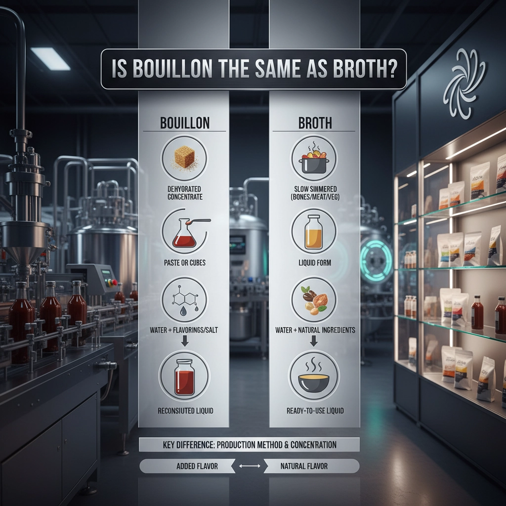 Understanding the Difference is bouillon the same as broth