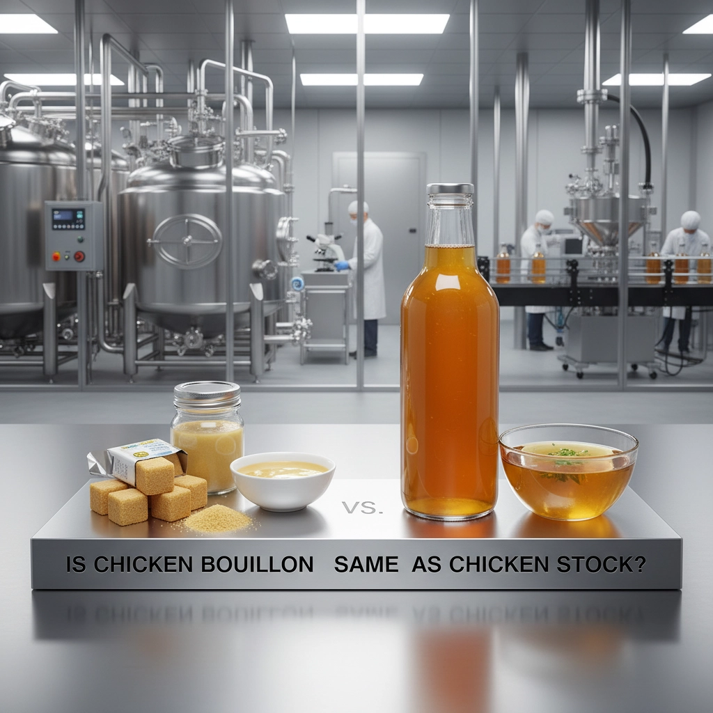 Understanding if is chicken bouillon same as chicken stock