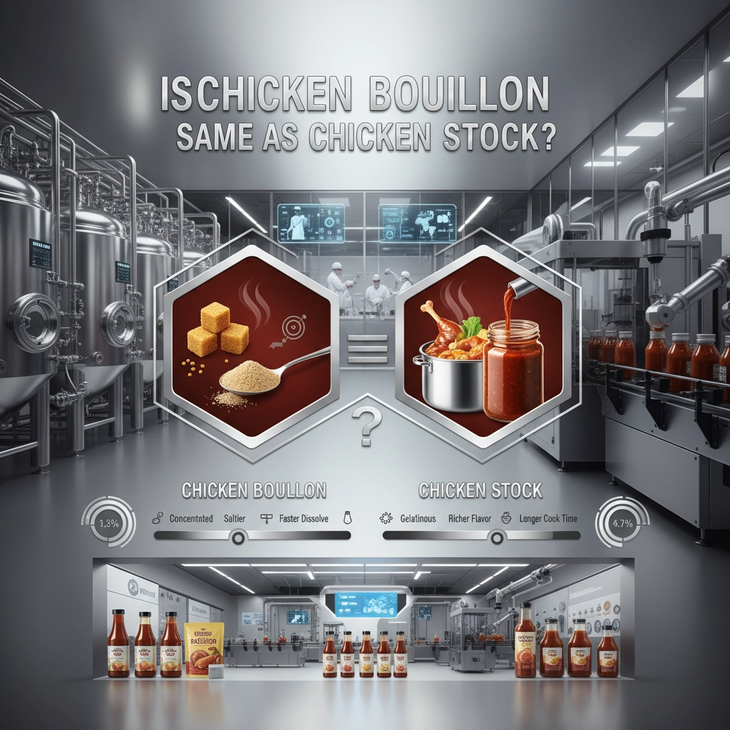 Understanding if is chicken bouillon same as chicken stock