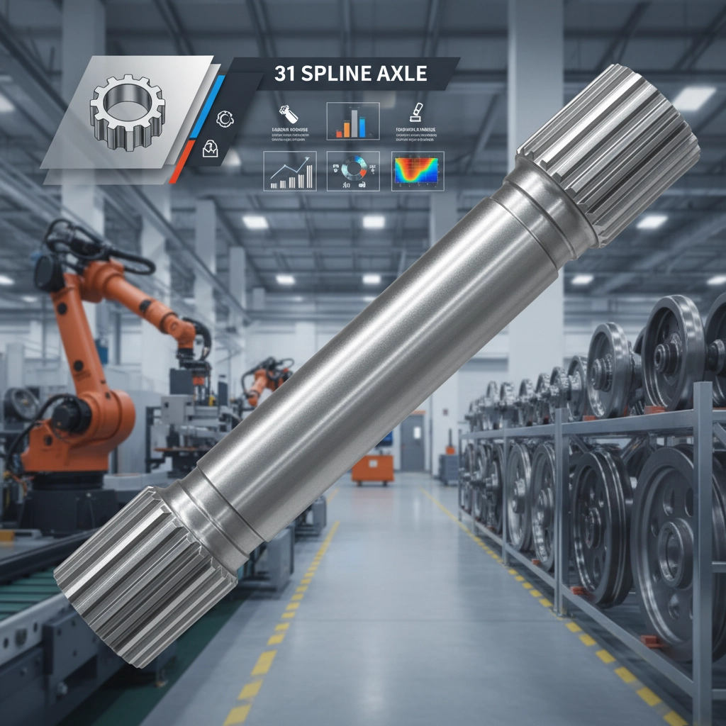 High Performance 31 Spline Axles for Heavy Duty Drivetrains