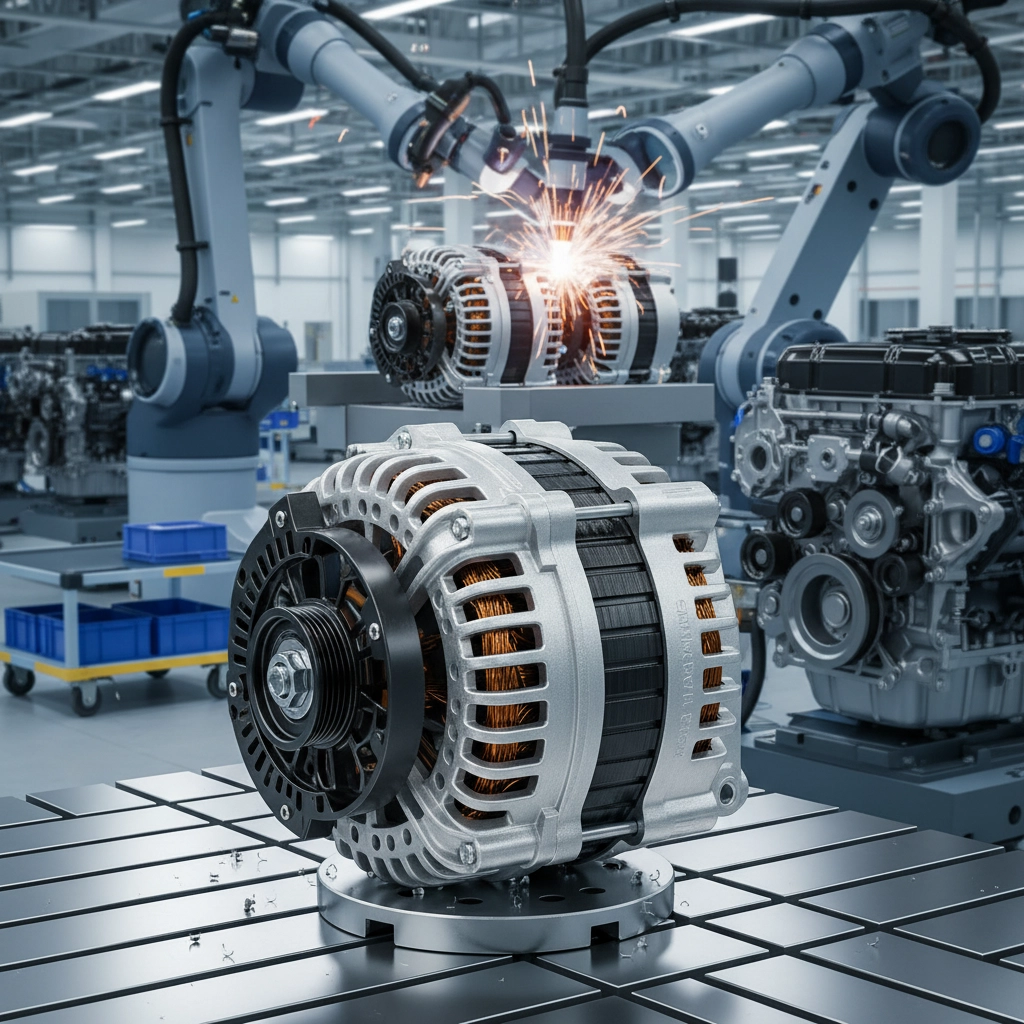 High Performance Alternator 24 Volts 200 Amperes for Heavy Duty