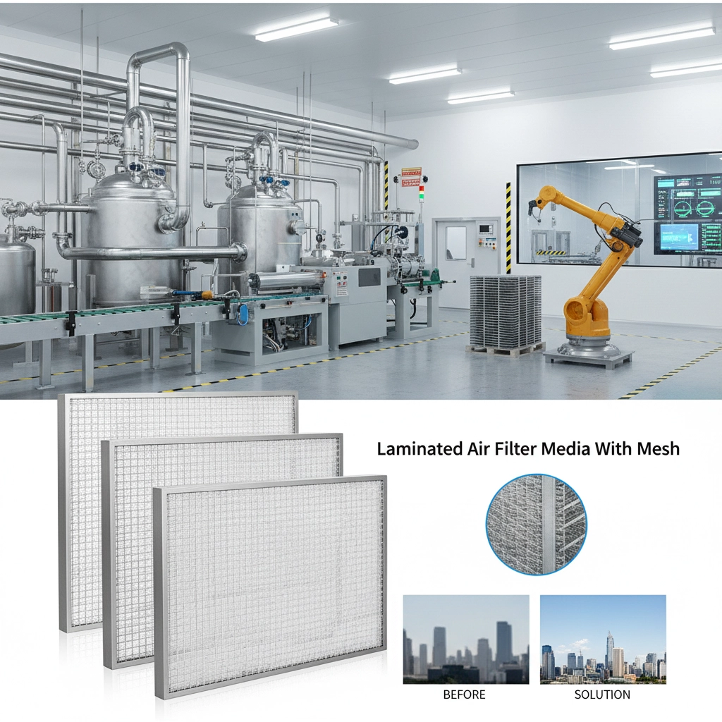 High Performance Air Cleaner Media for Industrial Filtration