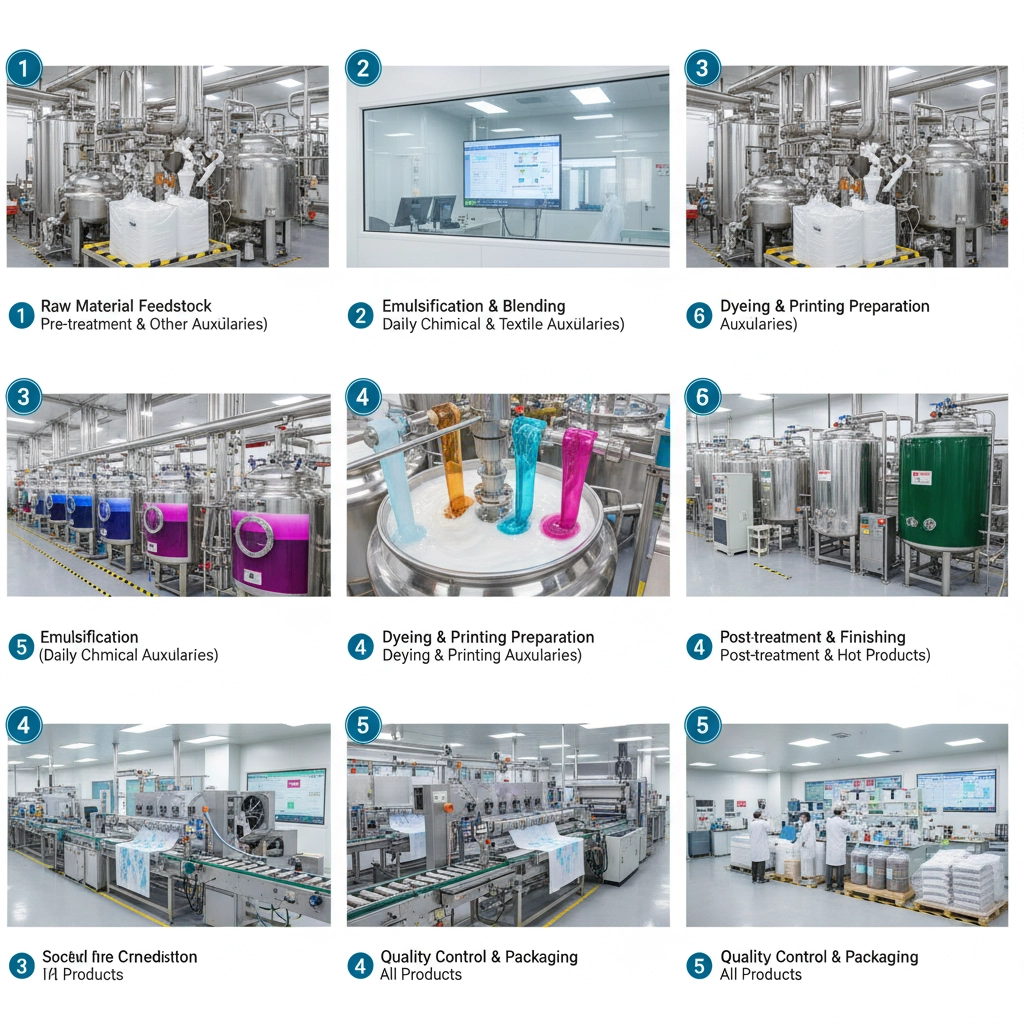 textile chemicals and auxiliaries