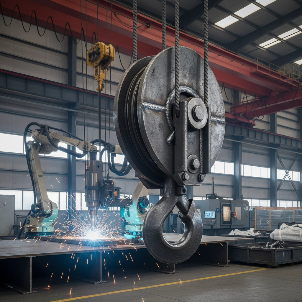 Industrial Grade Pulley with Hook Systems