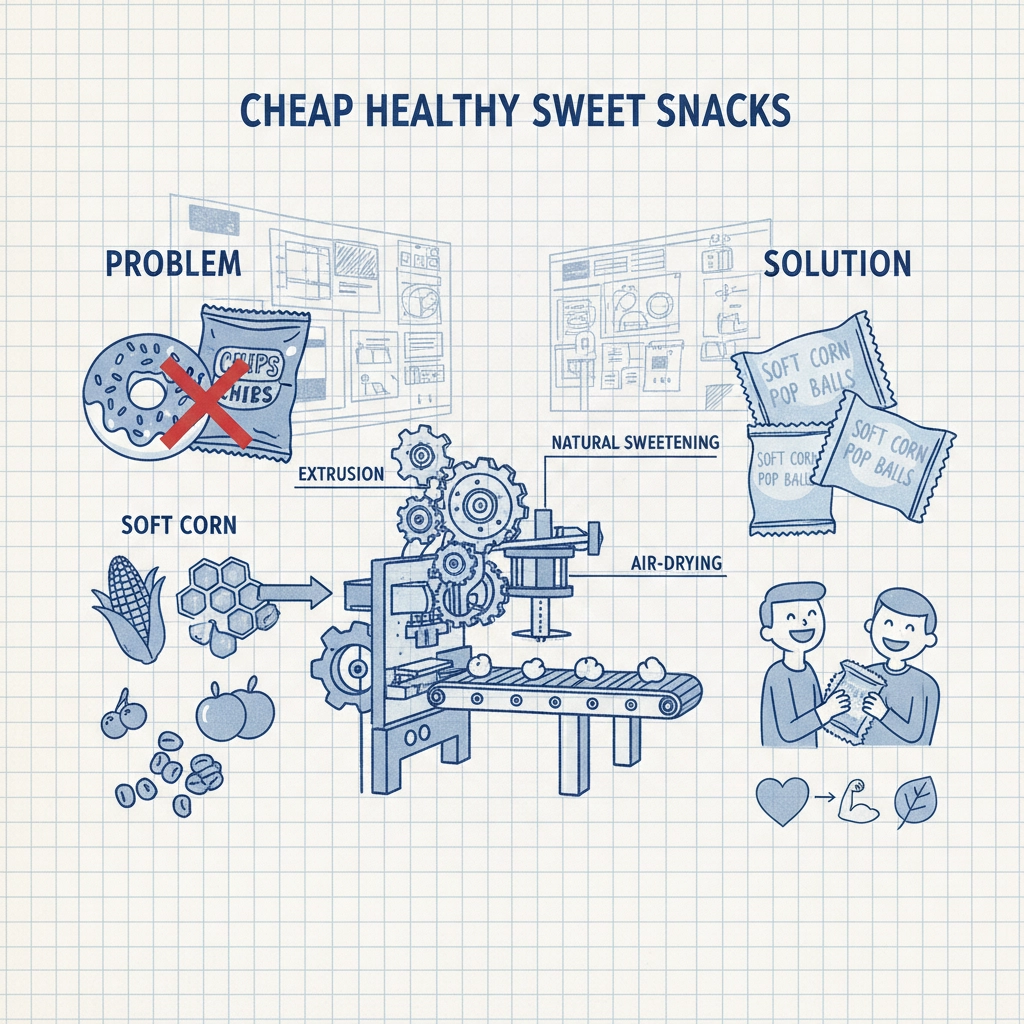 Premium Puffed Healthy Sweet Snacks