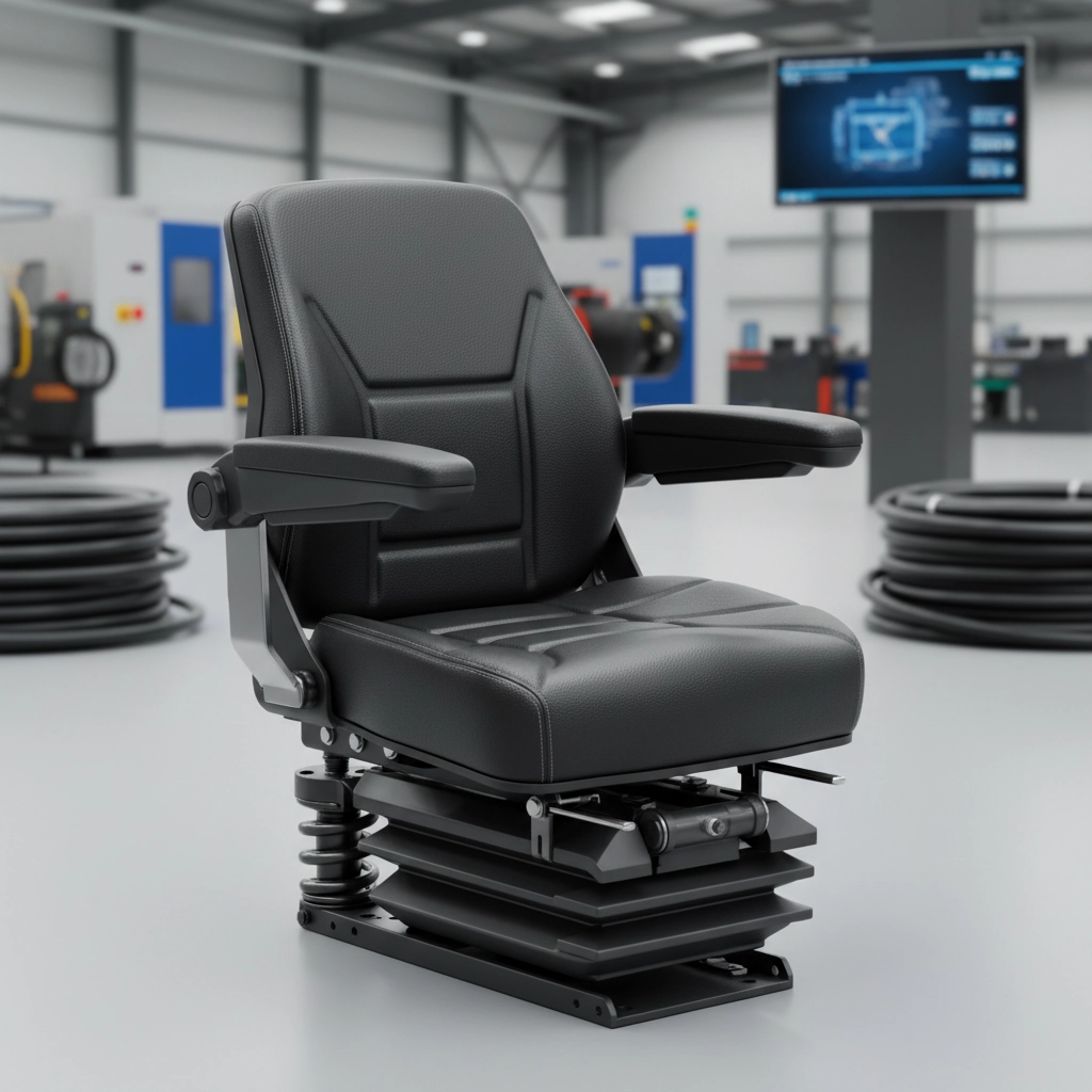 Precision Engineering for Tractor Seat with Armrest