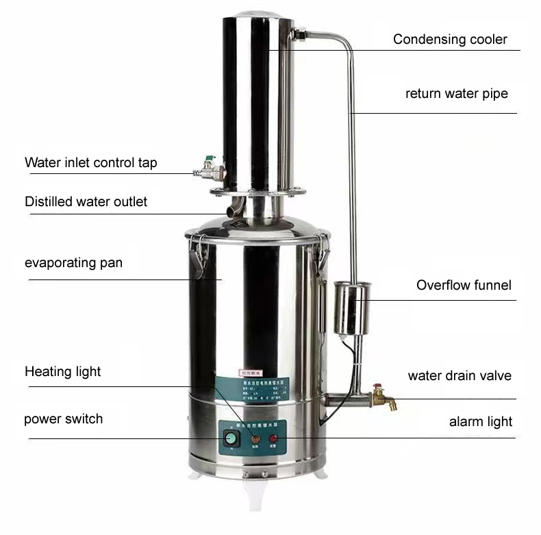 Water Distiller Boiling Sterilization Apparatus