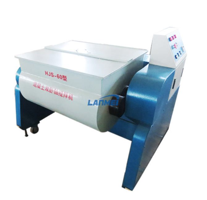 60L Twin Shaft Concrete Mixer for Laboratory