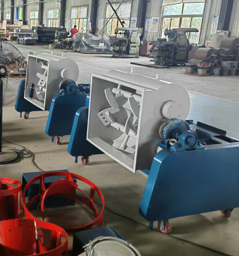 Customer orders two laboratory double-shaft mixers