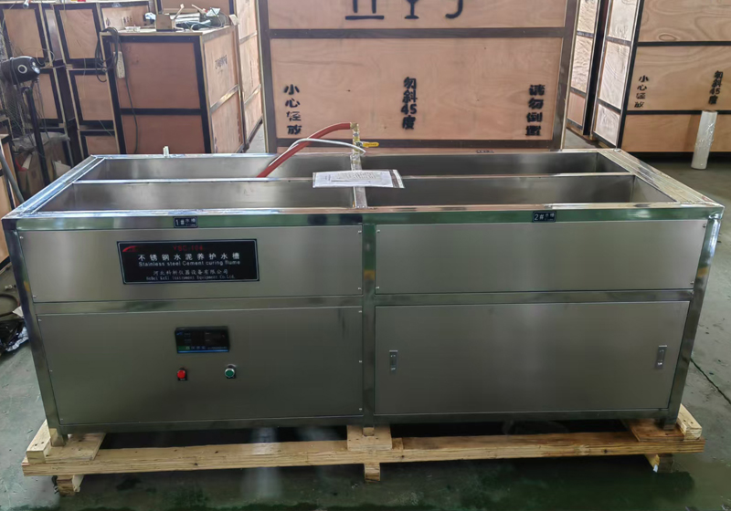 Uae customer orders cement curing bath tank