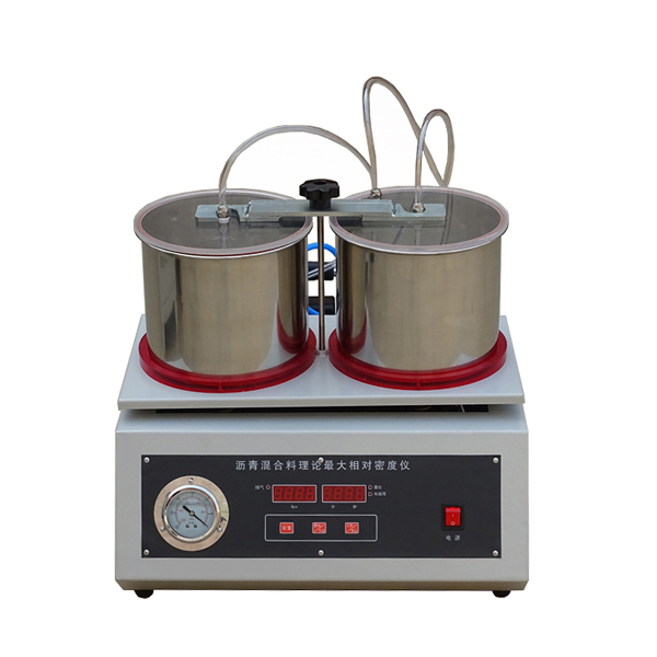 Theoretical maximum relative density meter for asphalt mixture