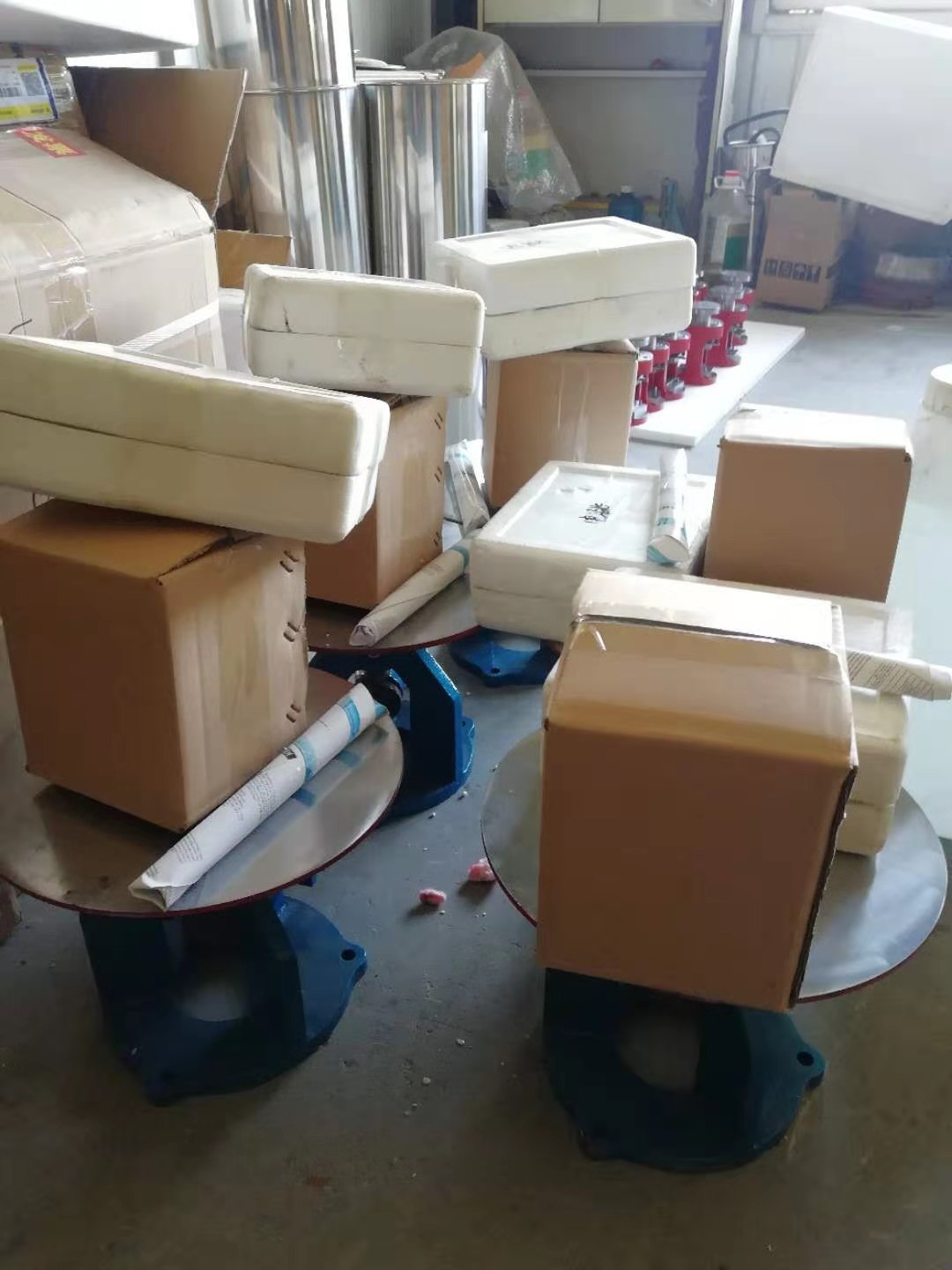 Apparater av cementmorTelfluiditet