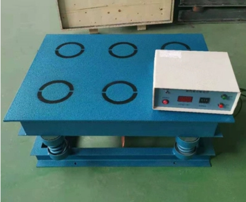 Concrete magnetic shaking table