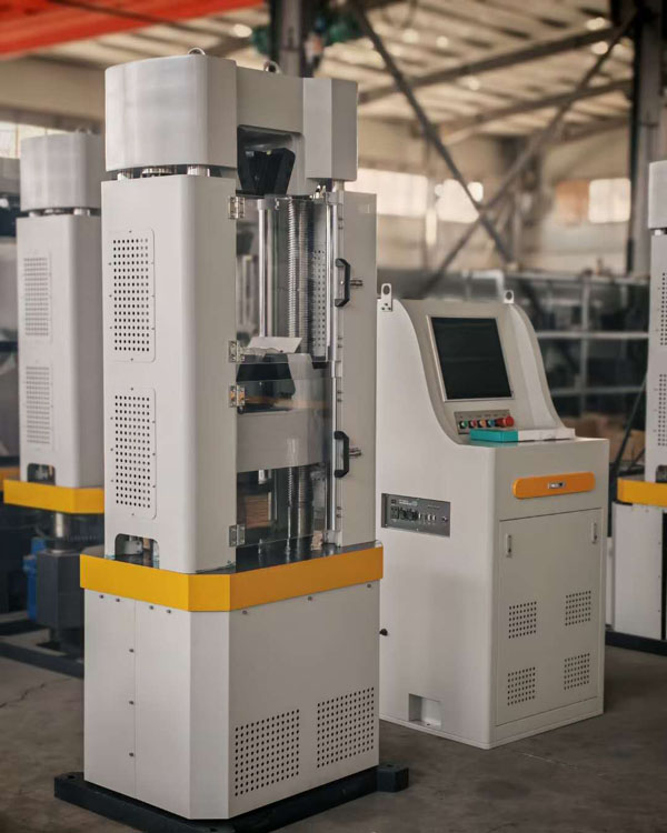 Steel bar tensile testing machine