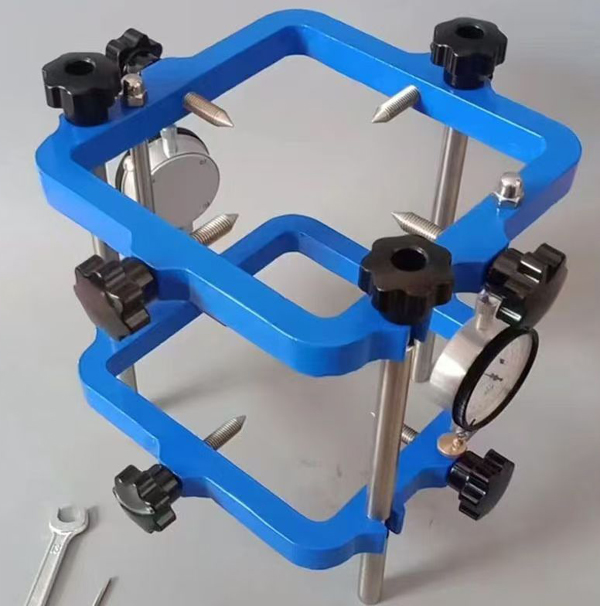 concrete cylinder compressometer-extensometer