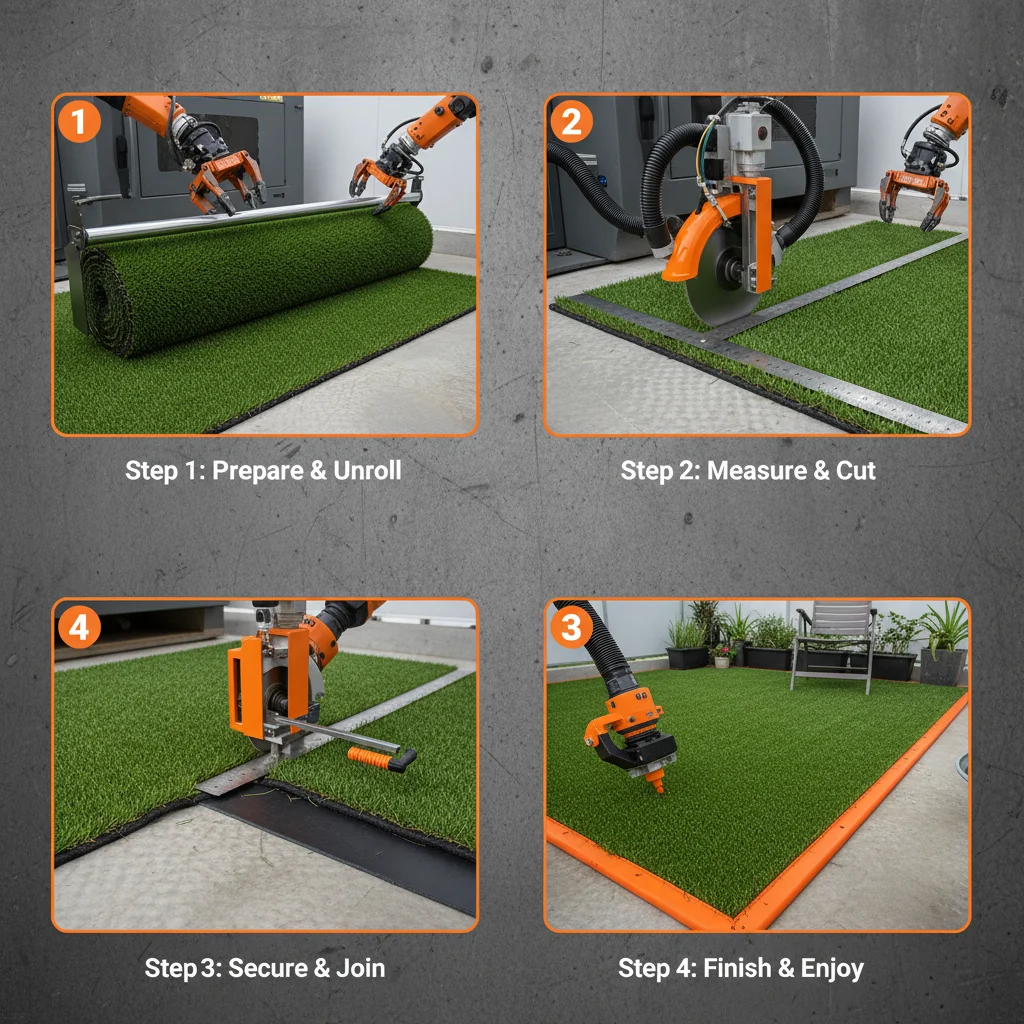 Transform Your Balcony with a Durable Artificial Grass Mat for Balcony