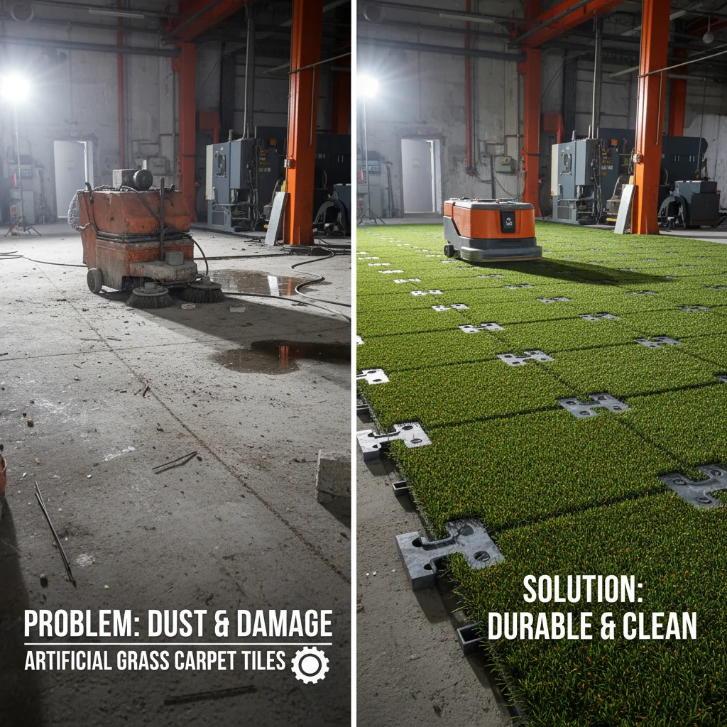 Enhance Your Space with Durable Artificial Grass Carpet Tiles