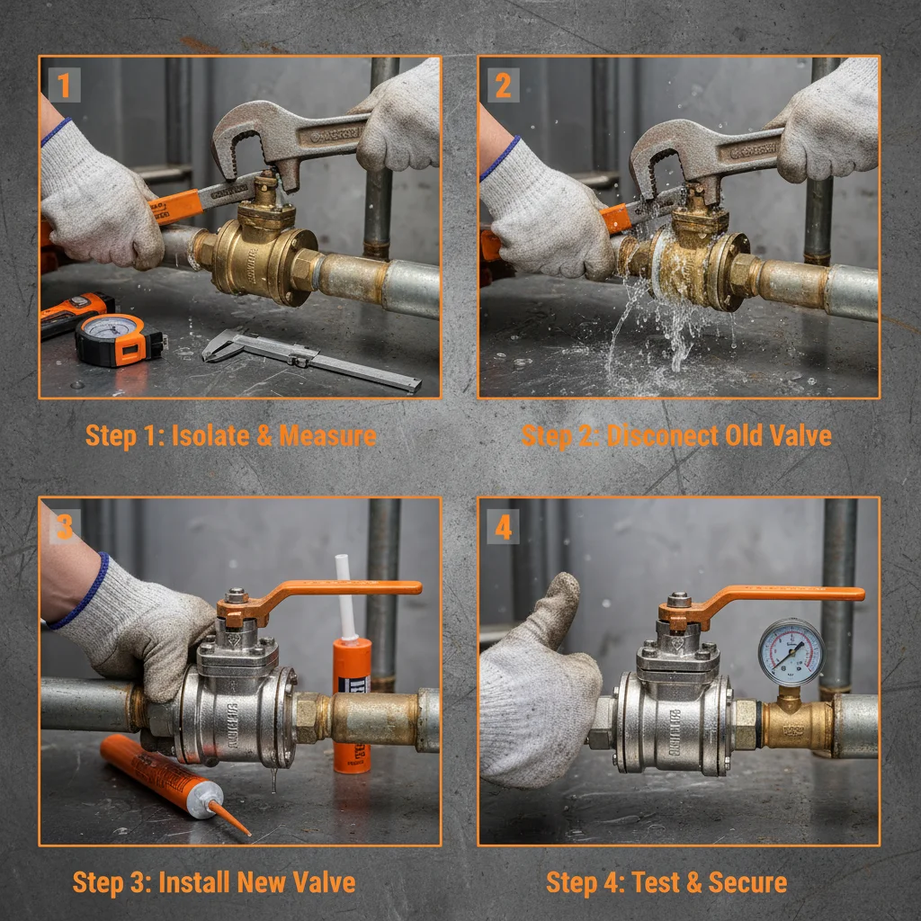 Precision Engineering For Replacing Water Cut Off Valves