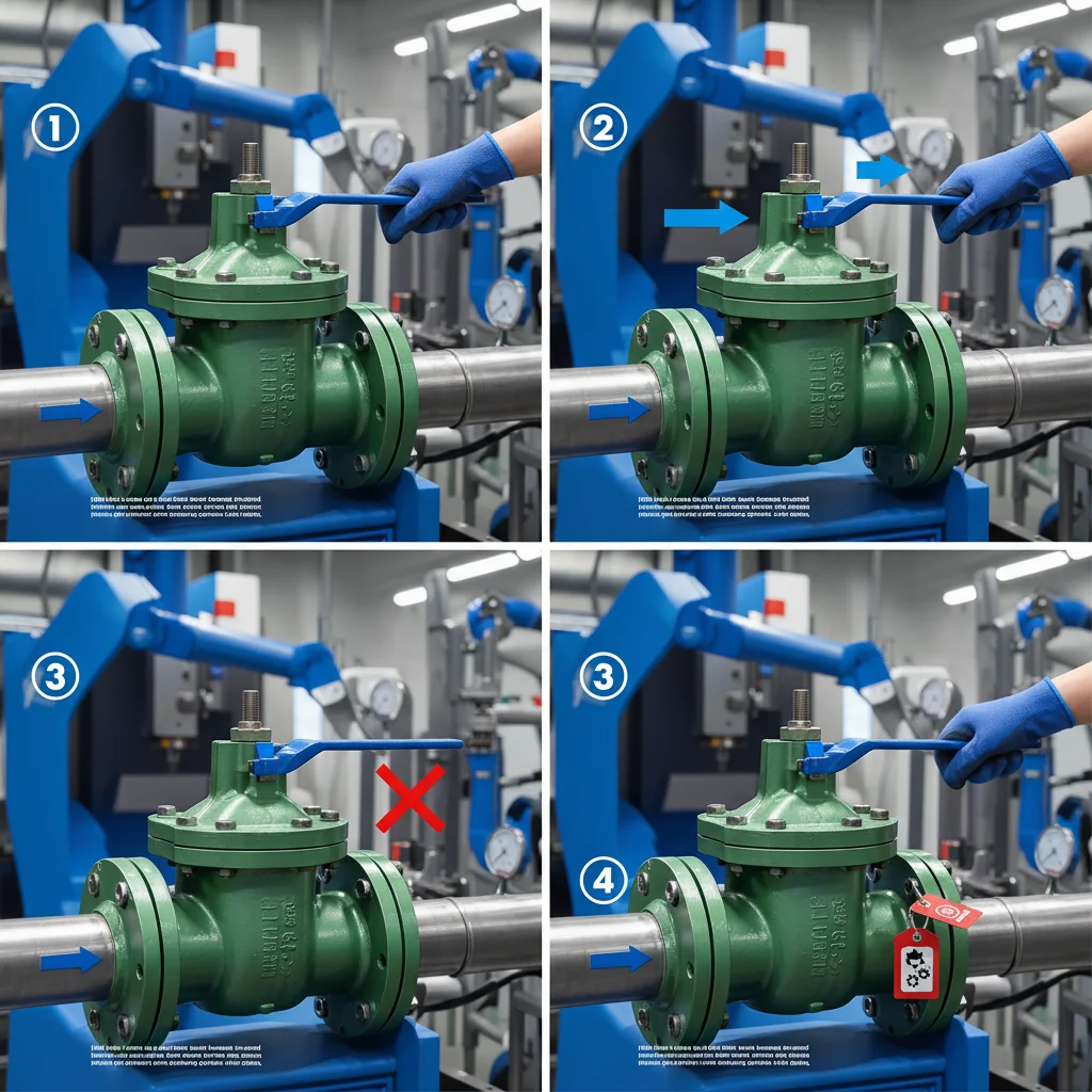 Industrial Guide on how to turn off water valve systems safely