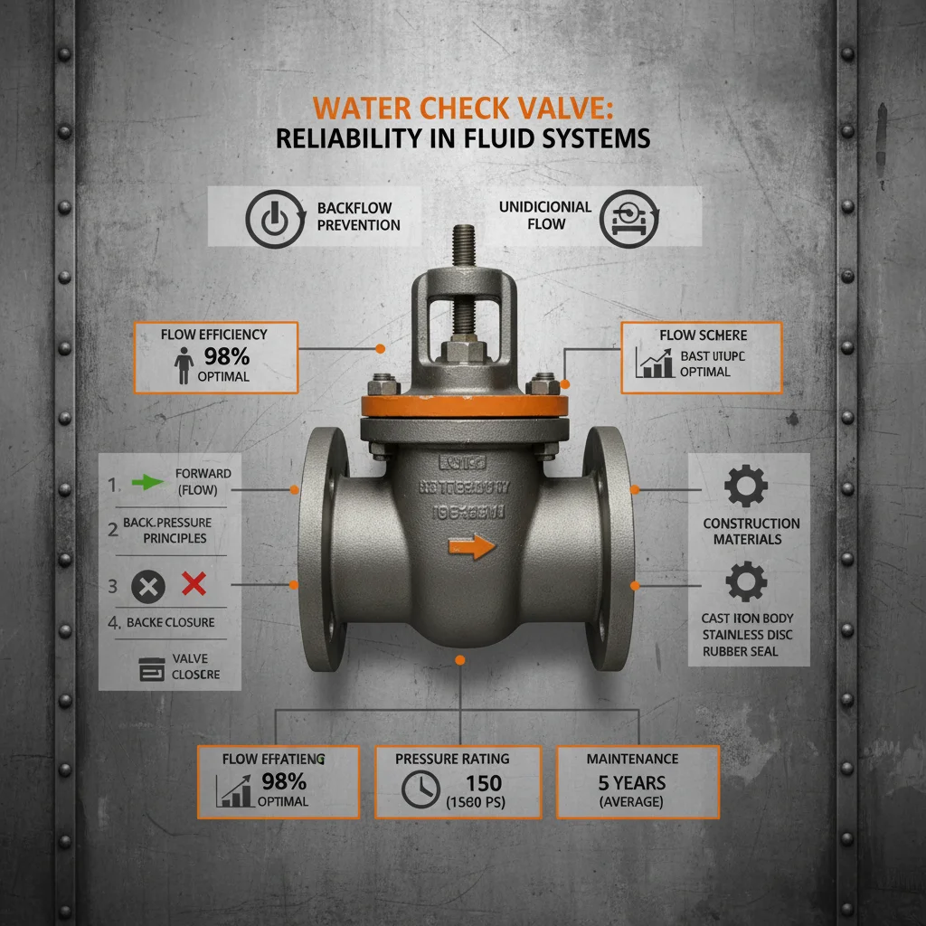 Understanding Water Check Valve Technology Applications and Future Trends