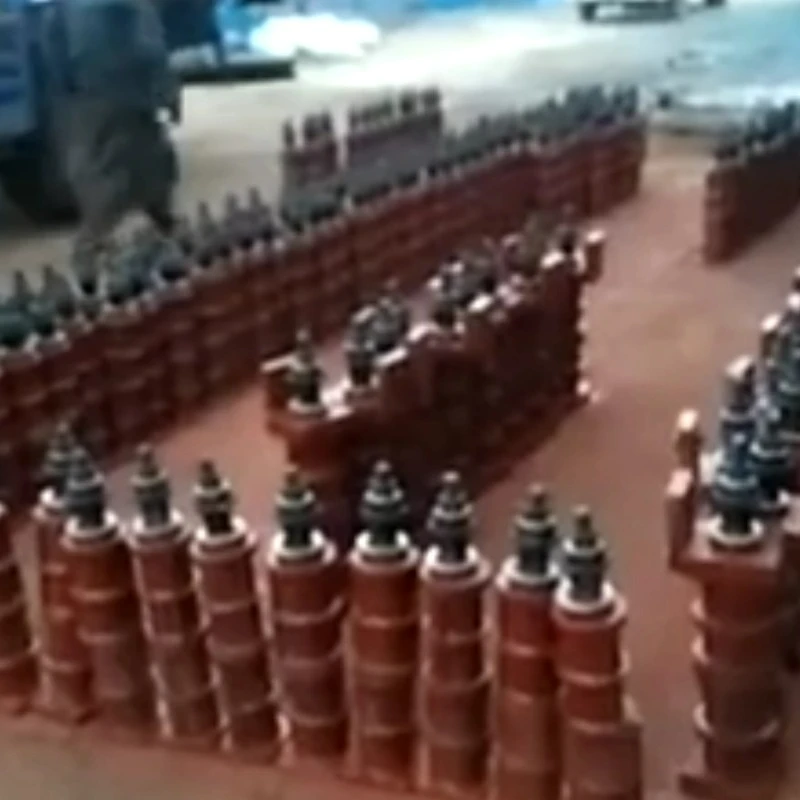 The Finished Ground Anchor Devices Are Being Loaded Onto The Vehicle For Shipment