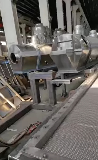 Mga workshop ng panghalo at dryer