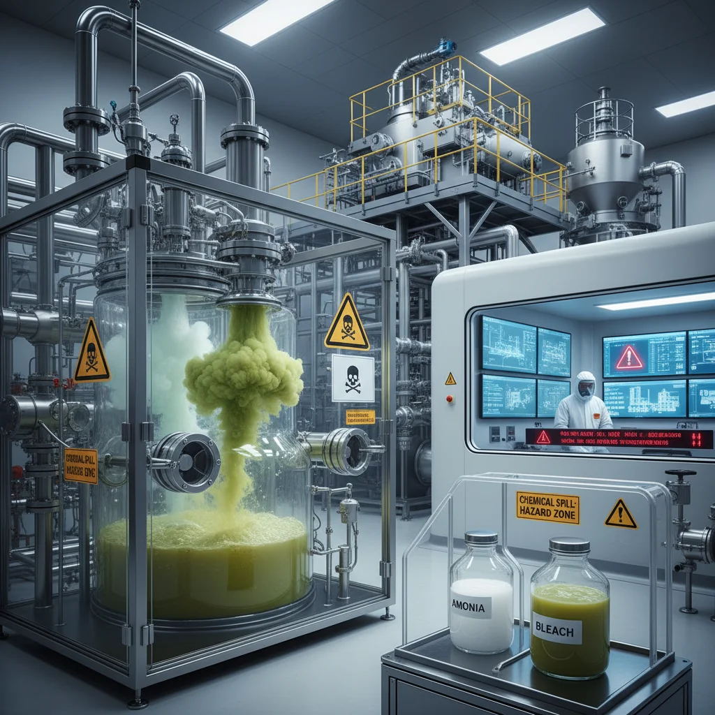 Safety Risks of Ammonia and Bleach Mustard Gas Vapors