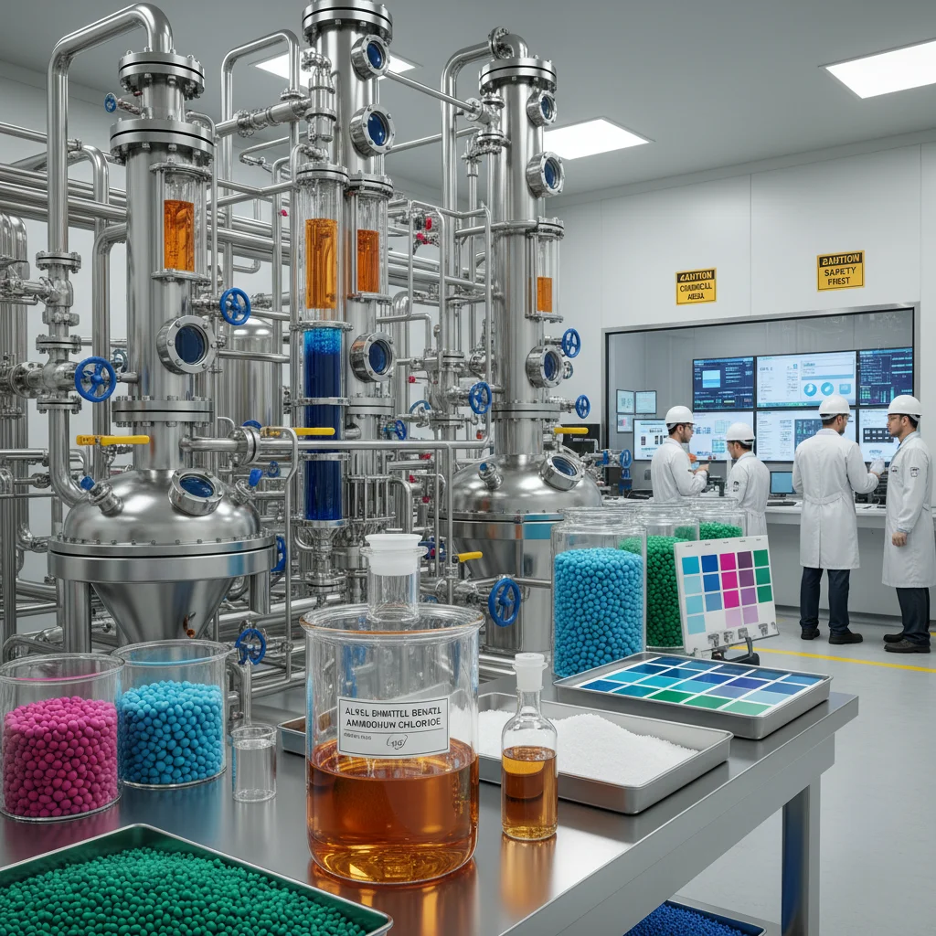 Industrial Use and Efficacy of alkyl dimethyl benzyl ammonium chloride